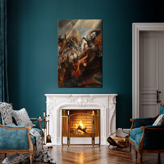 FURY IN MOTION Quadro em tela vertical