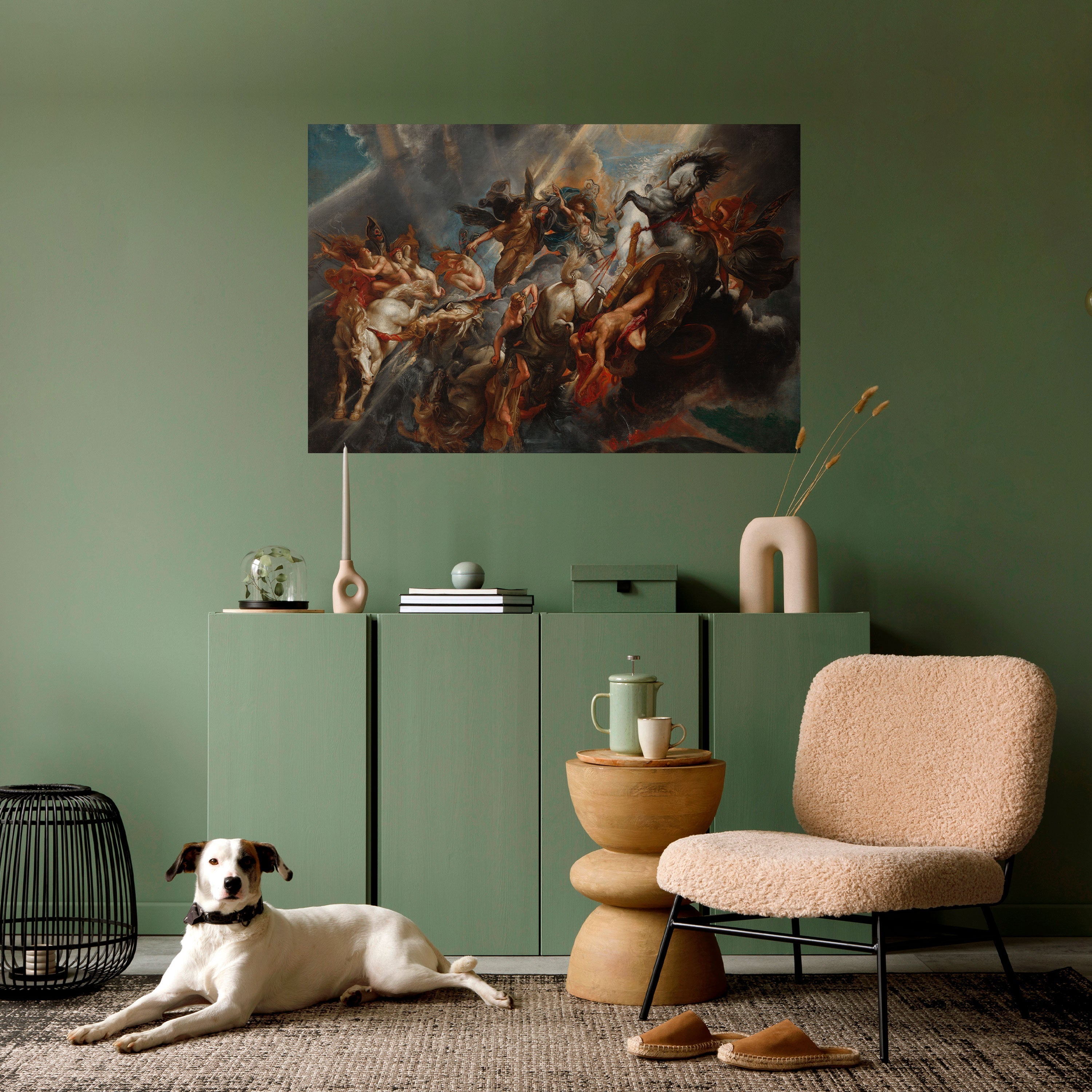 FURY IN MOTION Poster Horizontal Autocolante