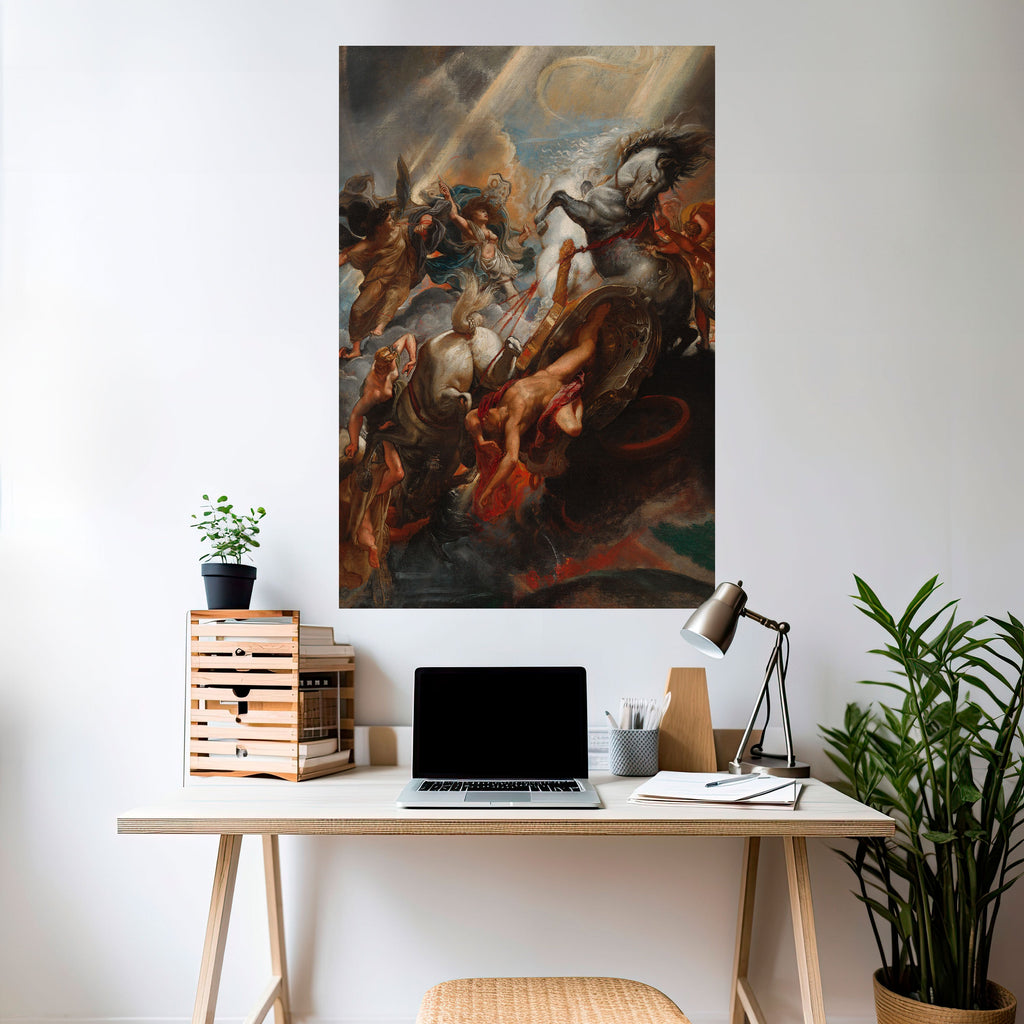 FURY IN MOTION Poster Vertical Autocolante