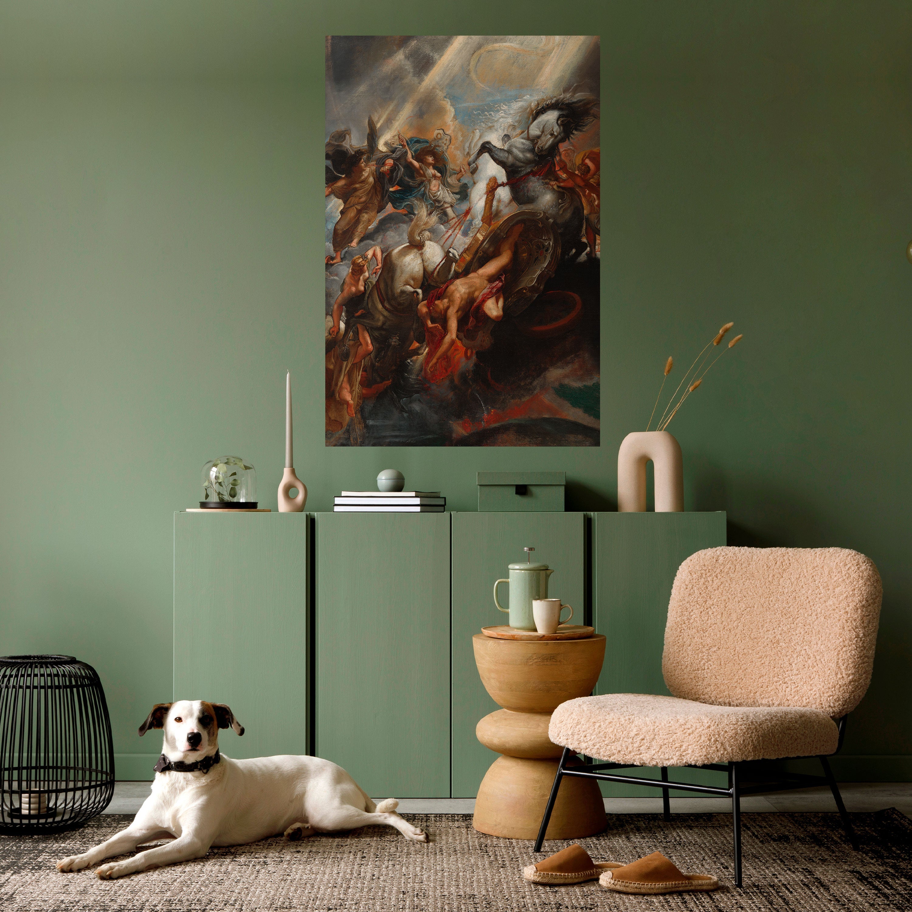 FURY IN MOTION Poster Vertical Autocolante