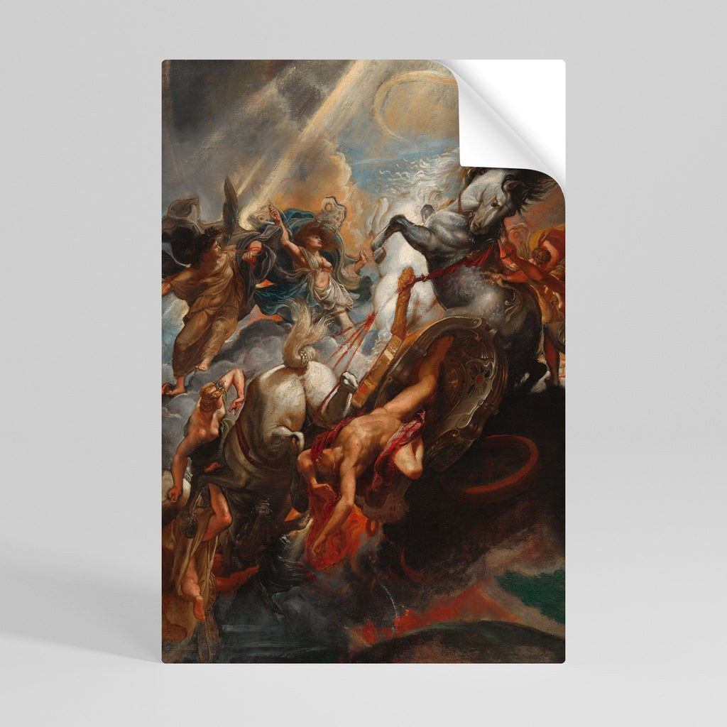 FURY IN MOTION Poster Vertical Autocolante