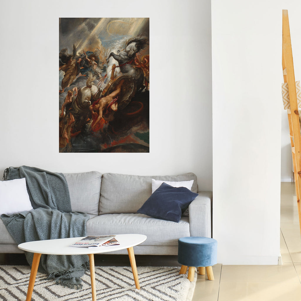 FURY IN MOTION Poster Vertical Autocolante