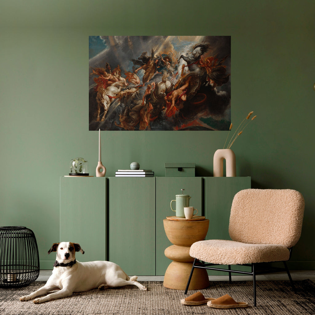 FURY IN MOTION Poster Horizontal Autocolante