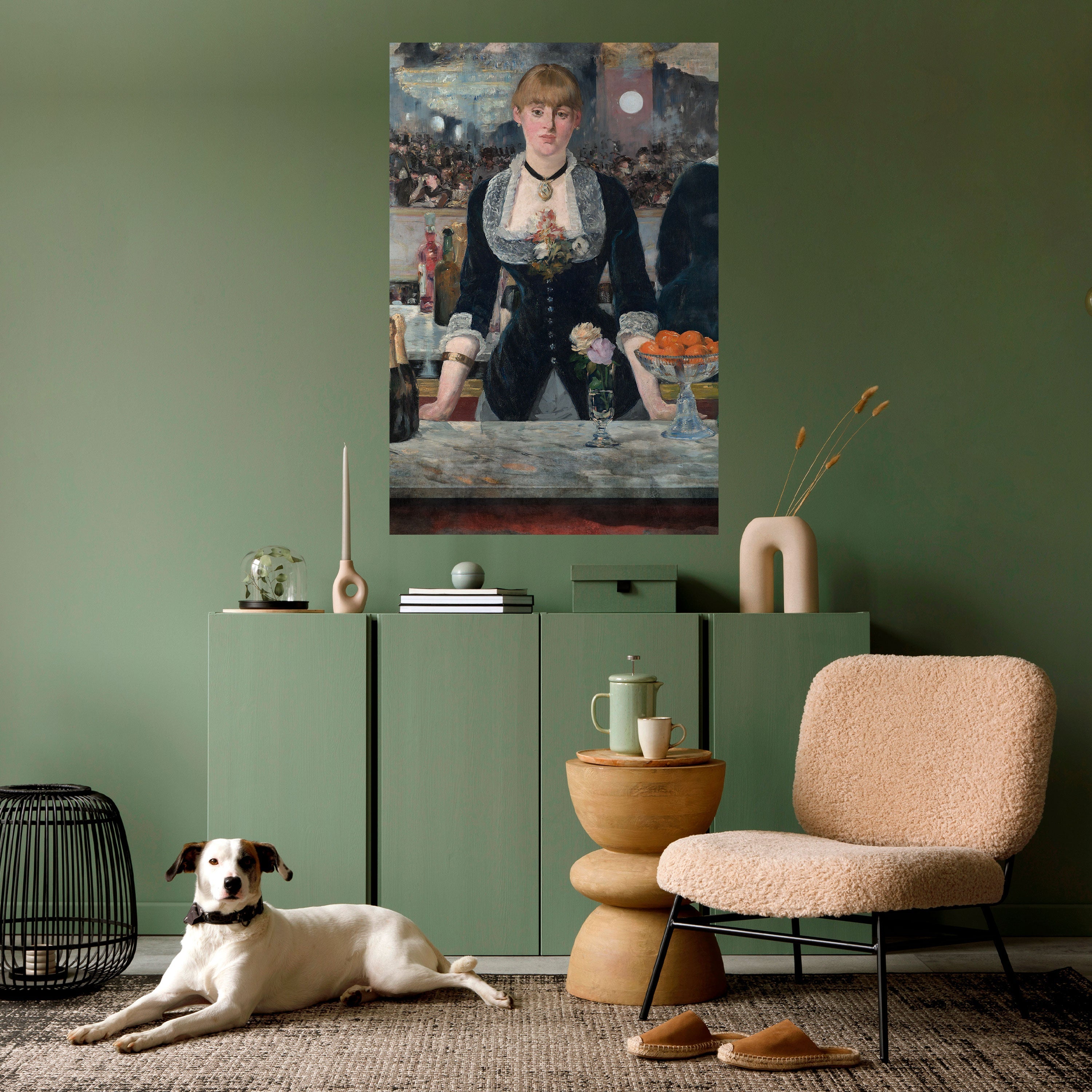 SHADOWS AT THE BAR Poster Vertical Autocolante