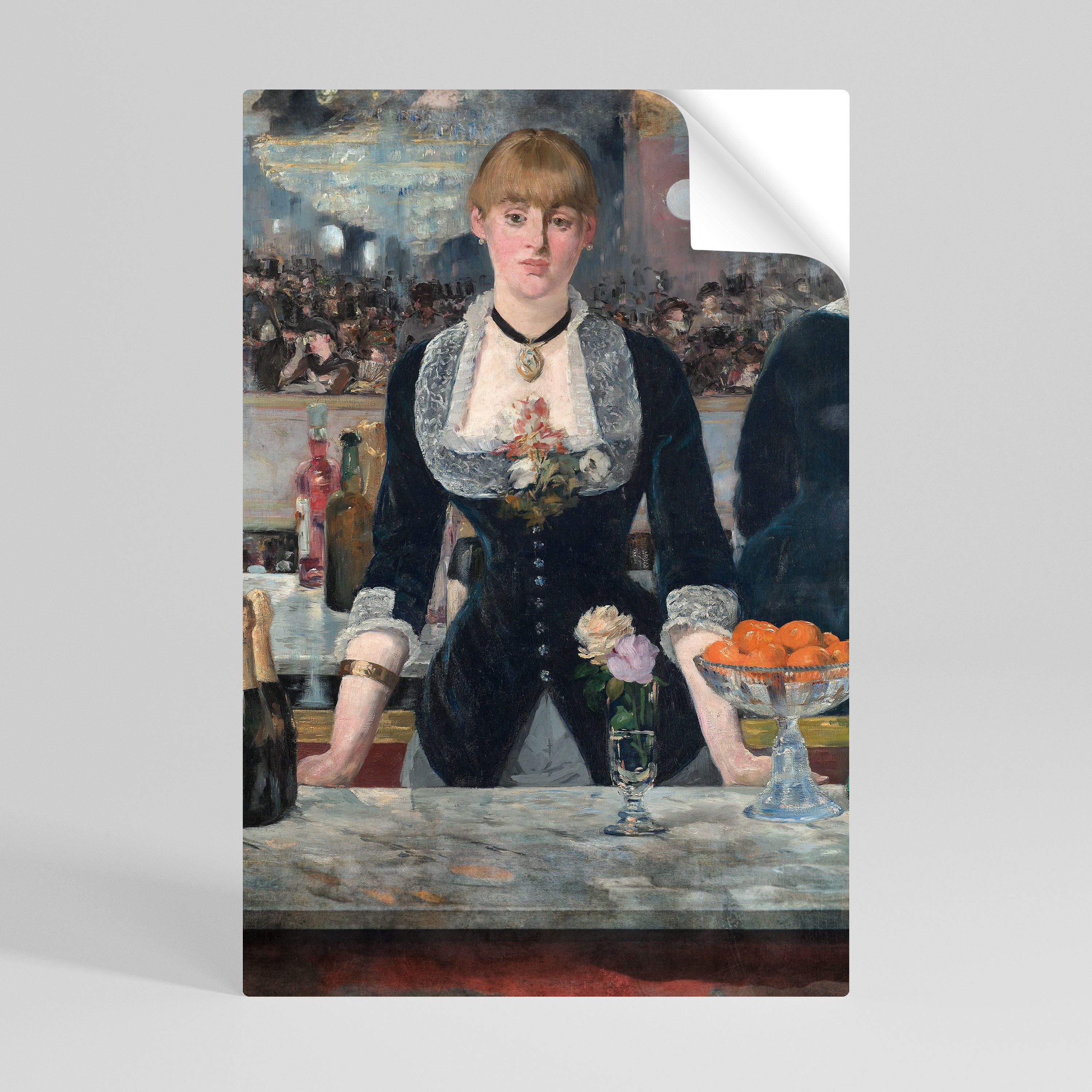 SHADOWS AT THE BAR Póster Autocolante Vertical