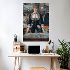 SHADOWS AT THE BAR Poster Vertical Autocolante