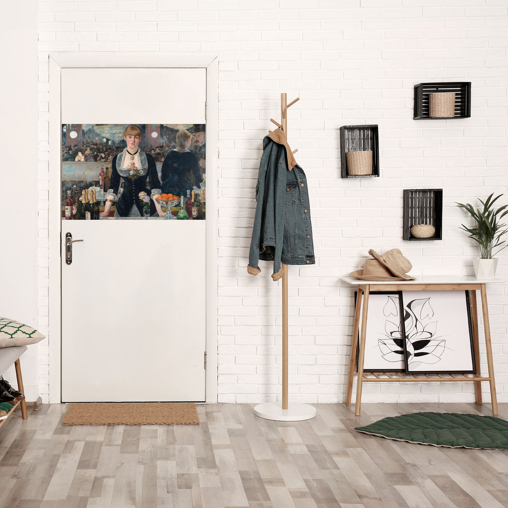 SHADOWS AT THE BAR Peel and Stick Horizontal Poster