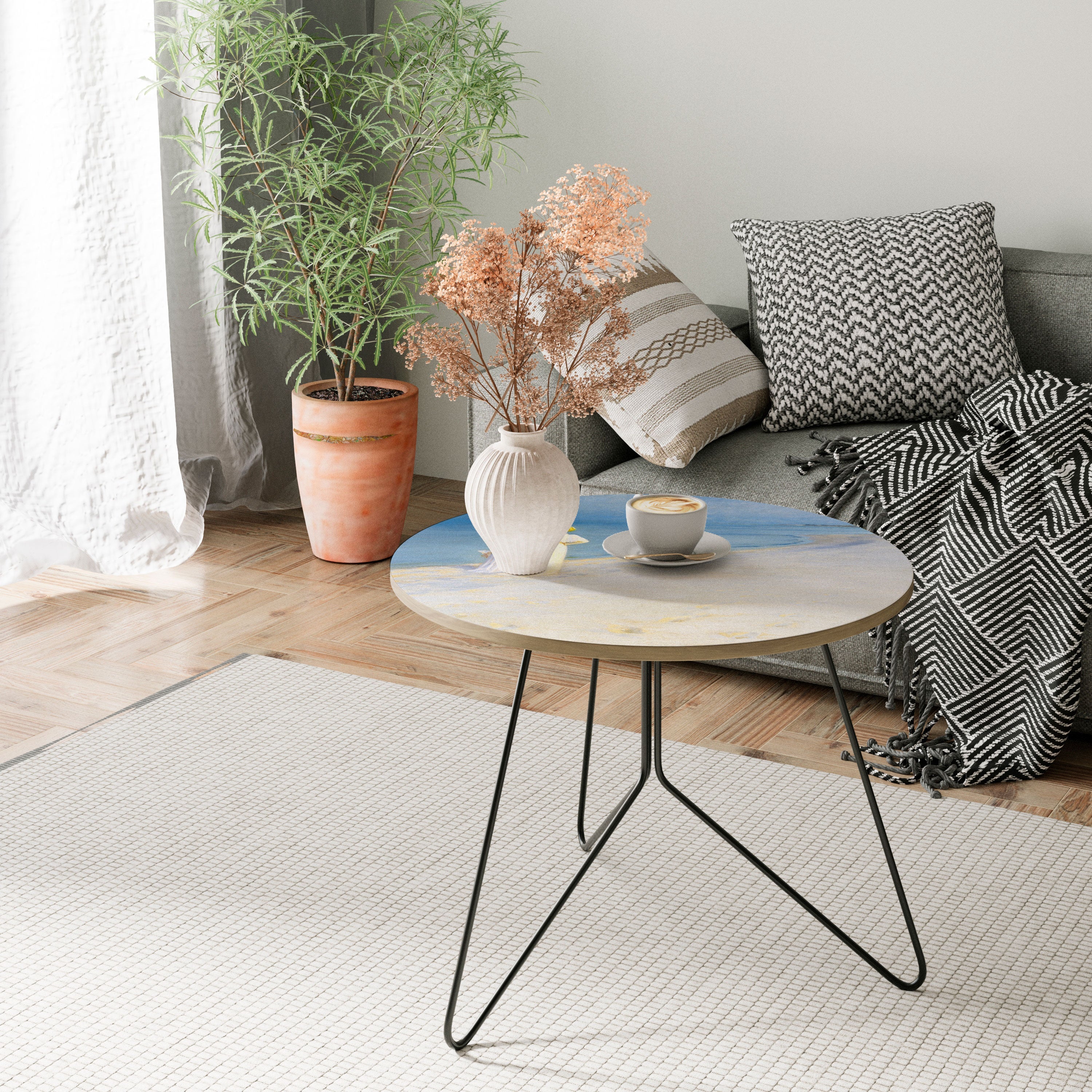 SUMMER EVENING ON SKAGEN'S BEACH Mesa de Centro 69