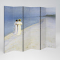 SUMMER EVENING ON SKAGEN'S BEACH Decorative 6-Panel Room Divider