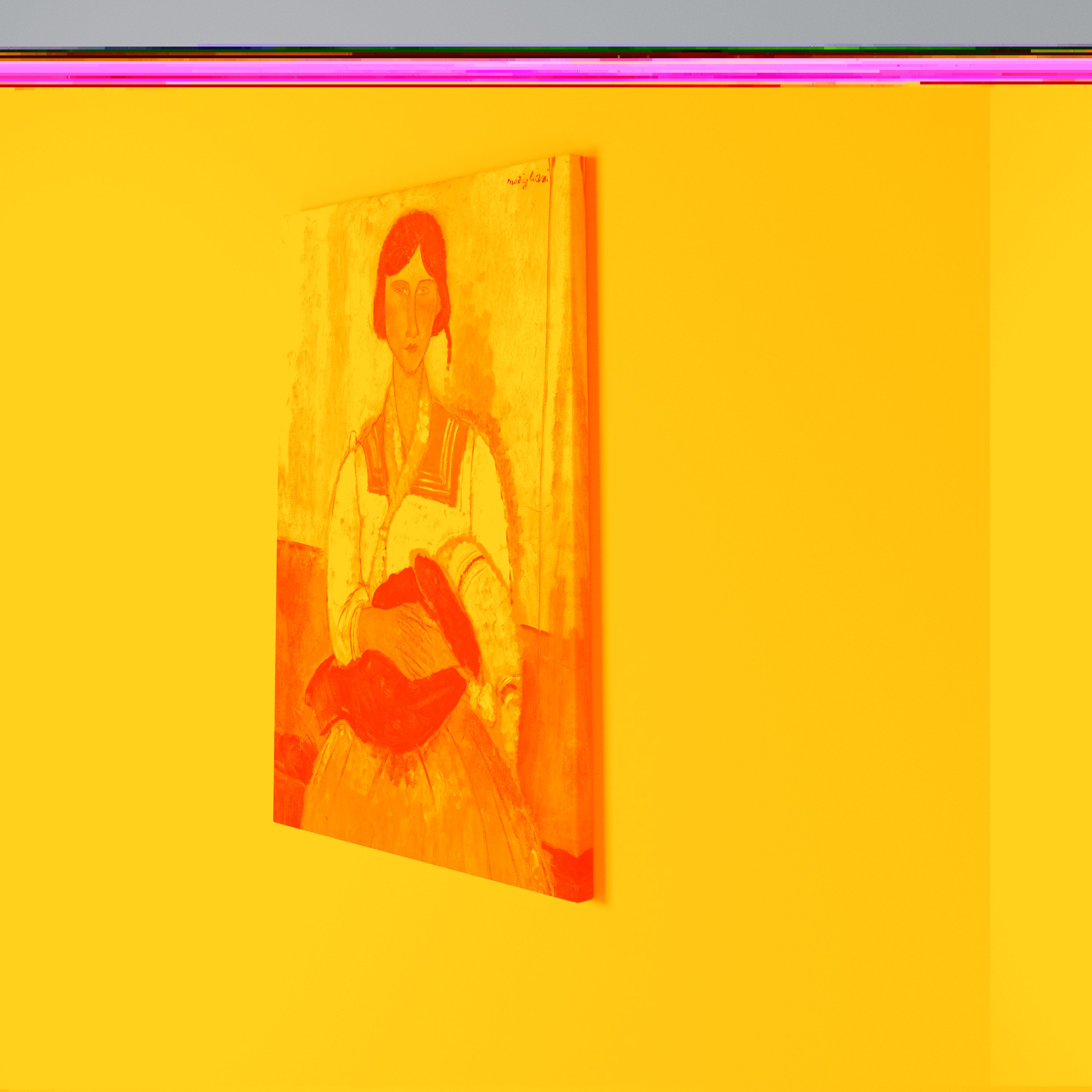 A MOMENT IN TIME Quadro em tela vertical