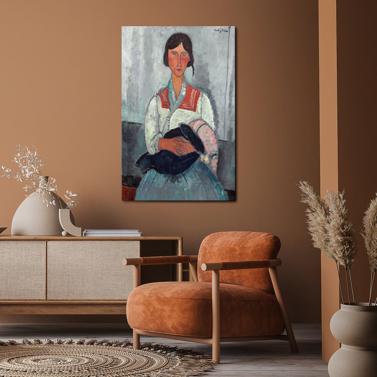 A MOMENT IN TIME Quadro em tela vertical
