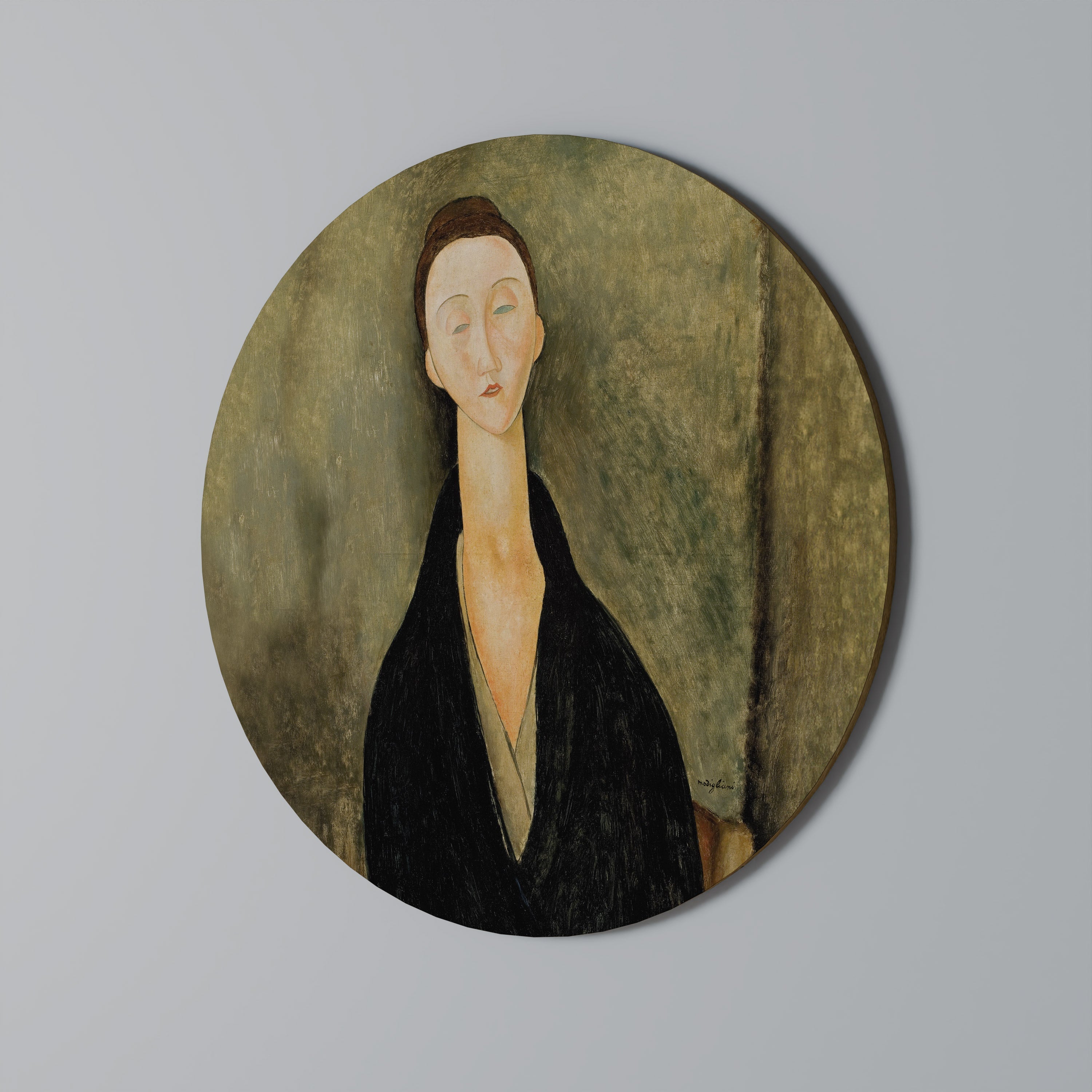 AMEDEO MODIGLIANI Quadro Redondo Decorativo
