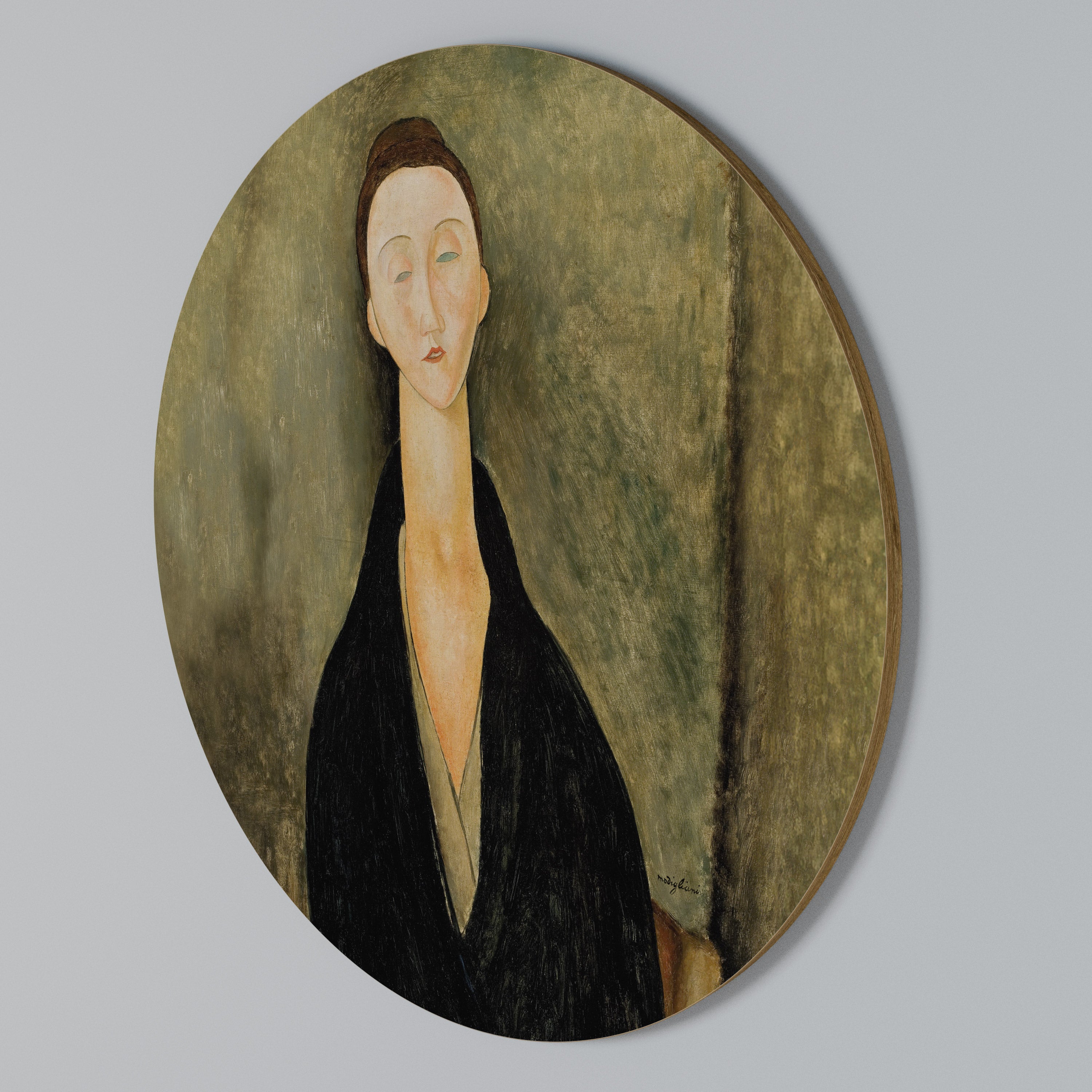 AMEDEO MODIGLIANI Arte de Parede Redonda
