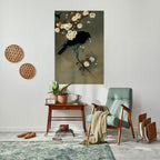 PETALS AND CROWS Poster Vertical Autocolante