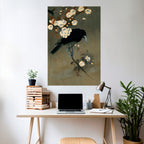 PETALS AND CROWS Poster Vertical Autocolante