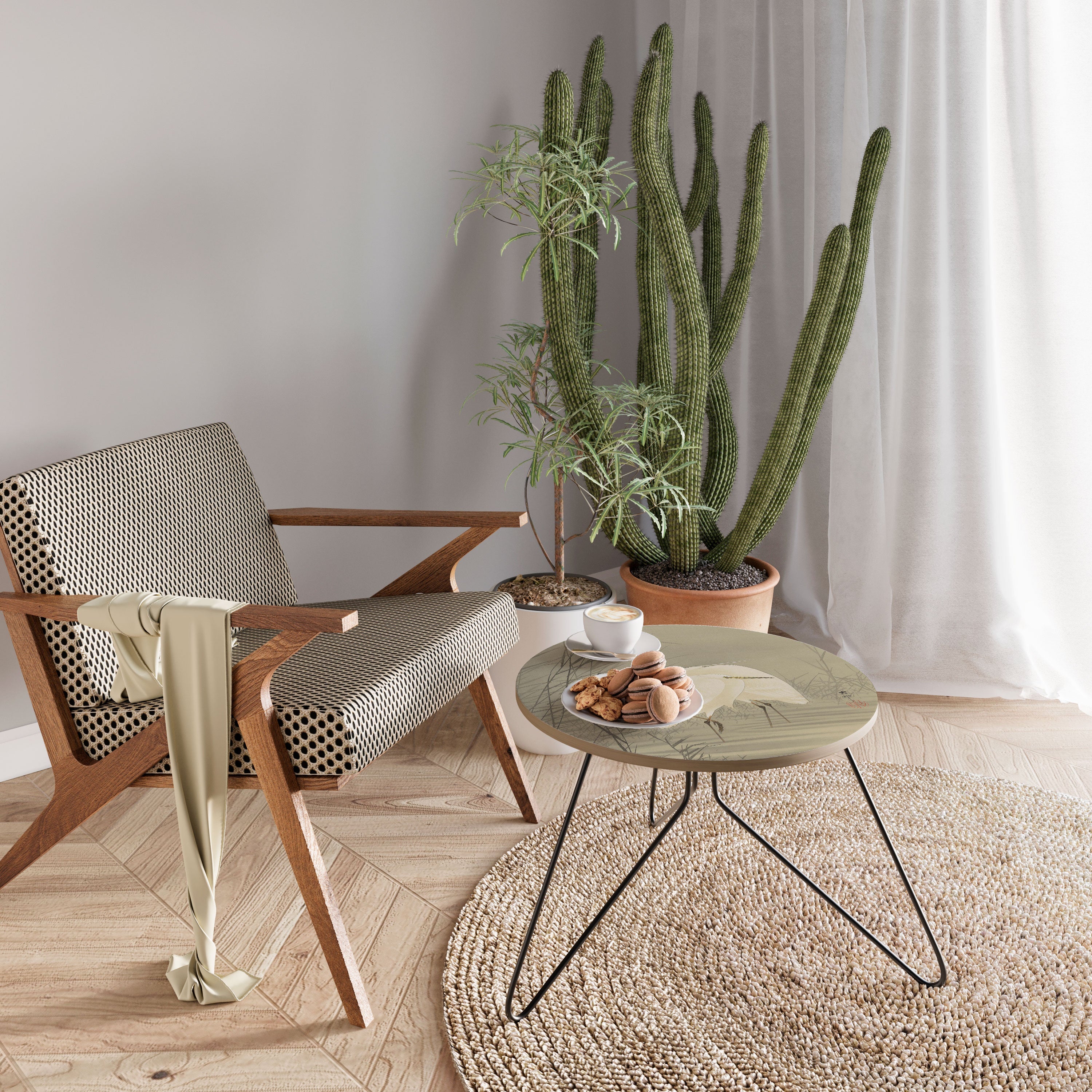 ZILVERREIGERS IN MOERAS Mesa de Centro 60