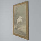 ZILVERREIGERS IN MOERAS Quadro em tela vertical