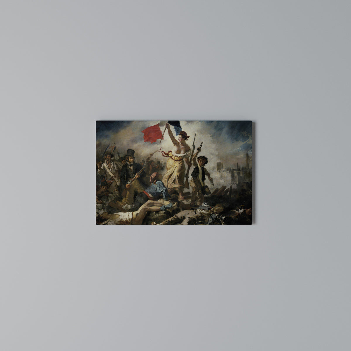 LIBERTY LEADING THE PEOPLE Horizontal Canvas Print