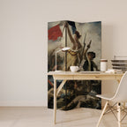 LIBERTY LEADING THE PEOPLE Biombo Decorativo de 3 Painéis