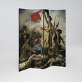 LIBERTY LEADING THE PEOPLE Decorative 4-Panel Room Divider