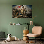 LIBERTY LEADING THE PEOPLE Peel and Stick Horizontal Poster