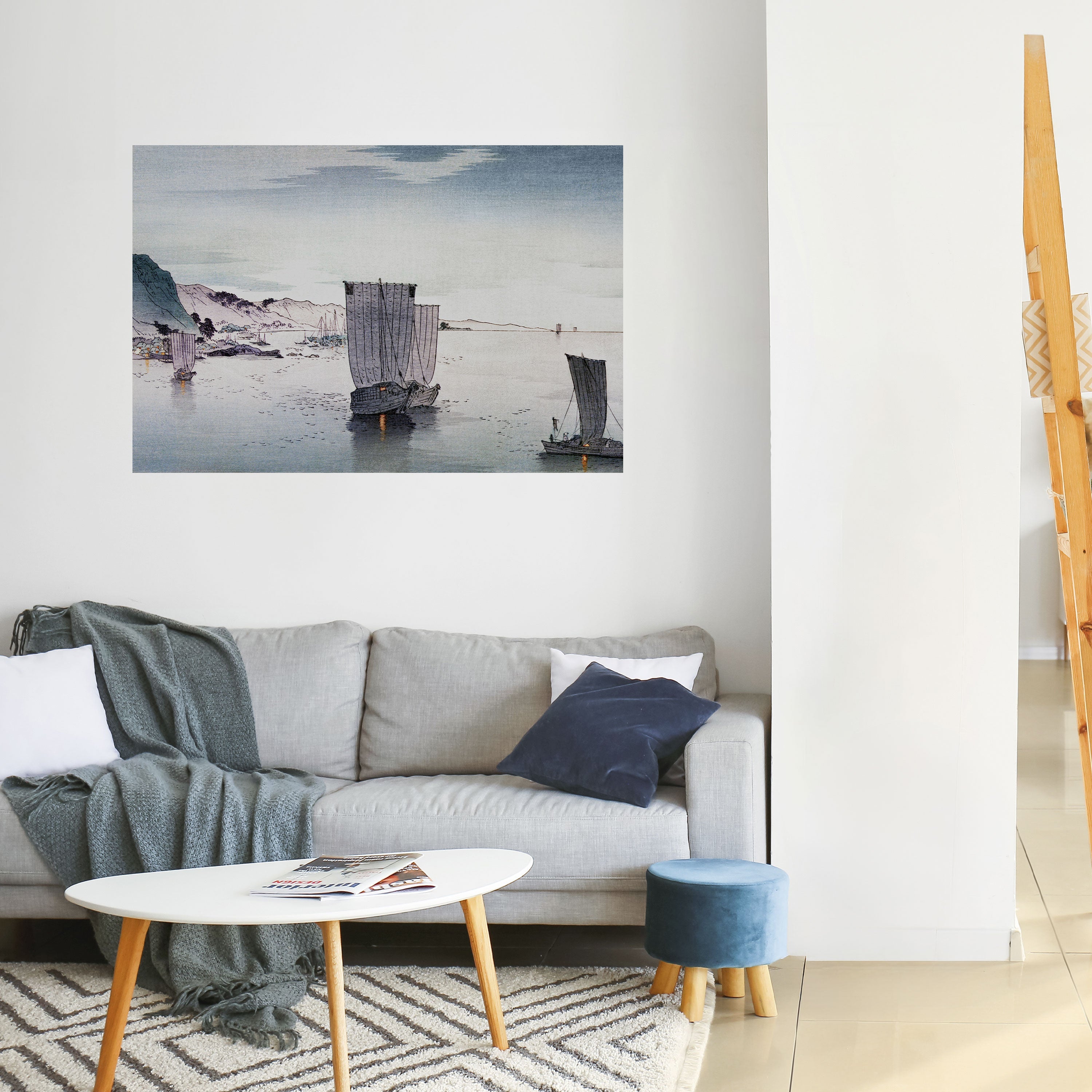 YĹŞGURE NO HANSEN Peel and Stick Horizontal Poster