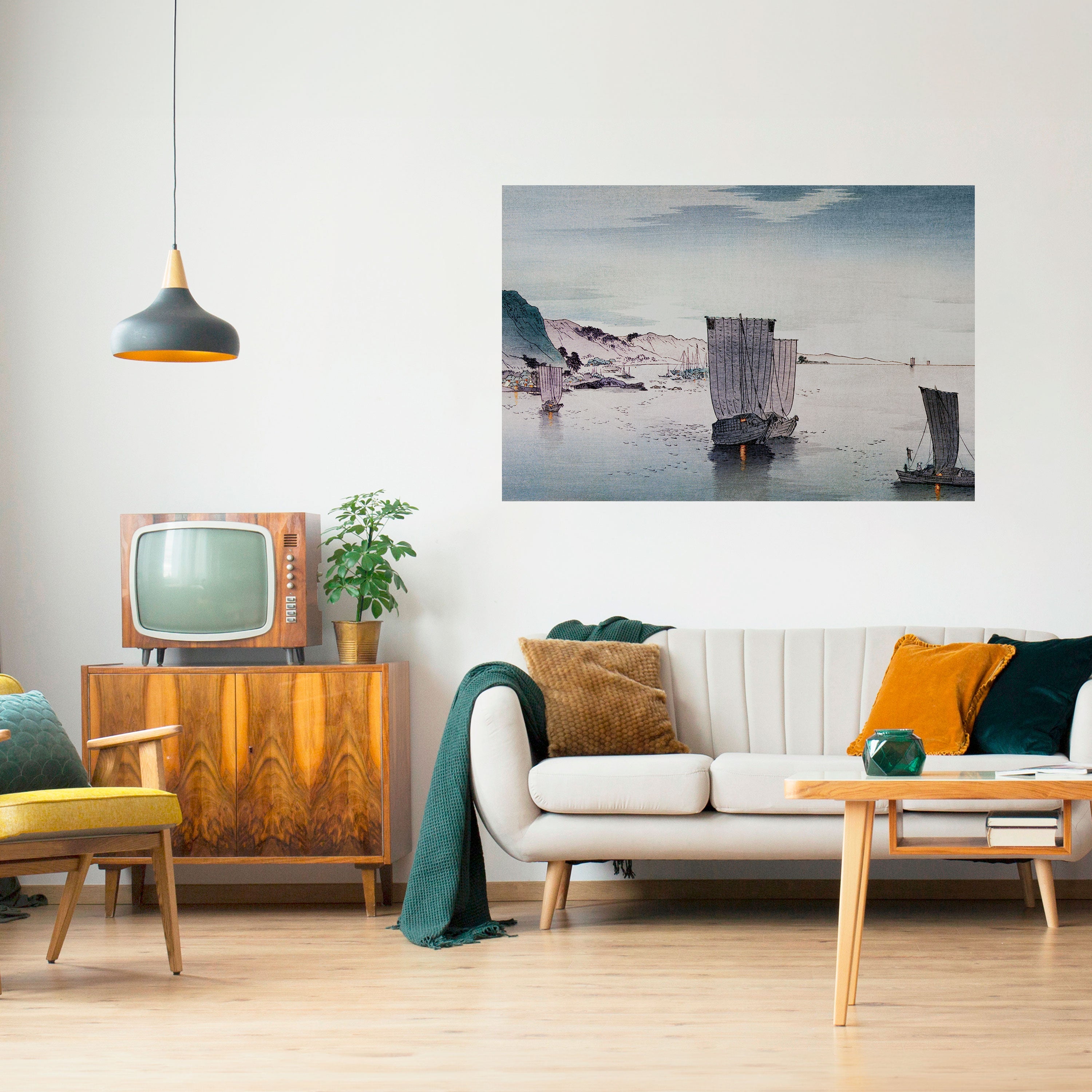 YĹŞGURE NO HANSEN Peel and Stick Horizontal Poster