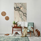 TITS ON CHERRY BRANCH Poster Vertical Autocolante