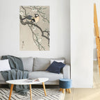 TITS ON CHERRY BRANCH Poster Vertical Autocolante