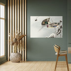 DANCE OF DUCKS Peel and Stick Horizontal Poster