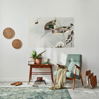 DANCE OF DUCKS Peel and Stick Horizontal Poster