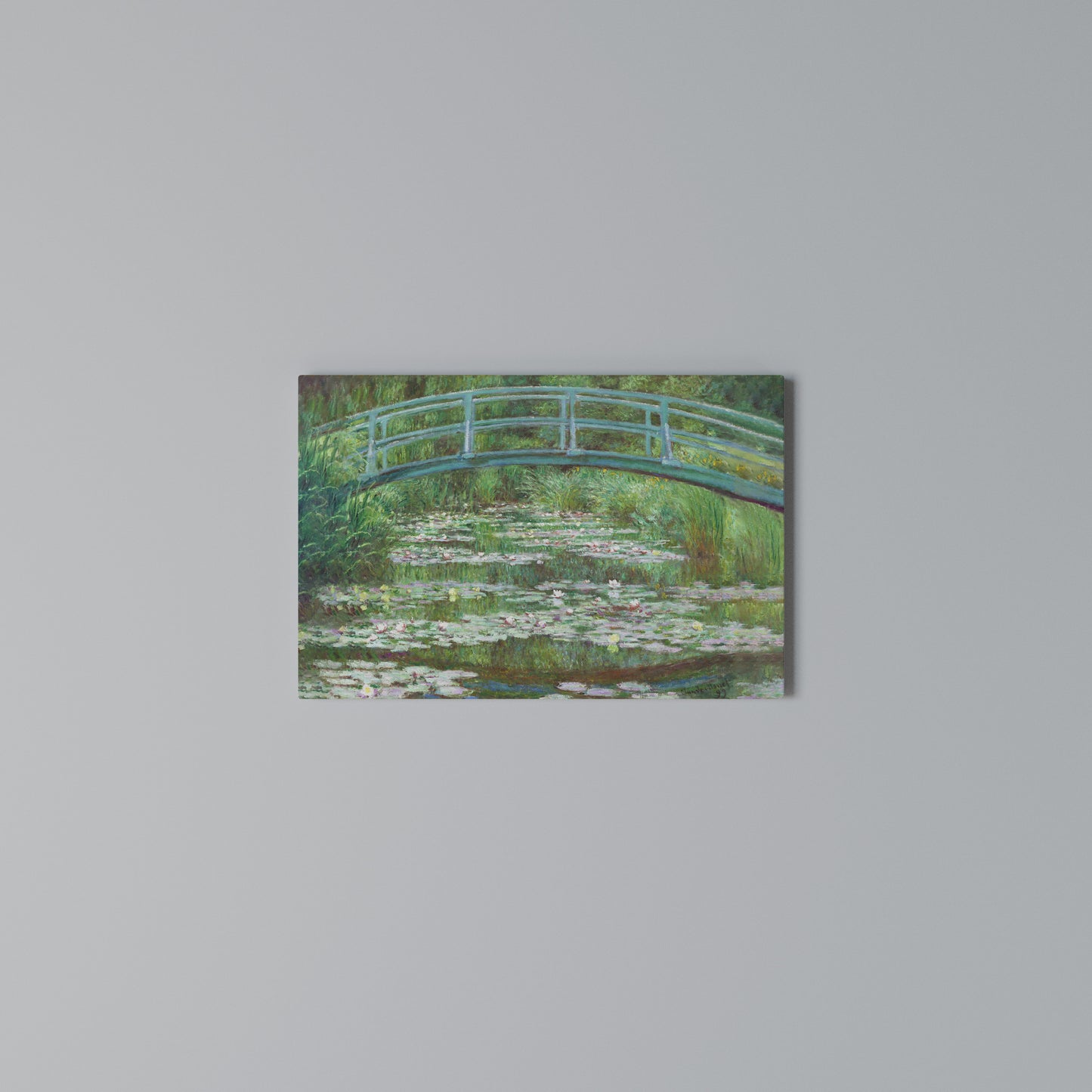 JAPANESE FOOTBRIDGE Horizontal Canvas Print
