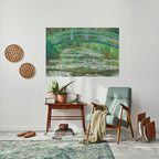 JAPANESE FOOTBRIDGE Peel and Stick Horizontal Poster