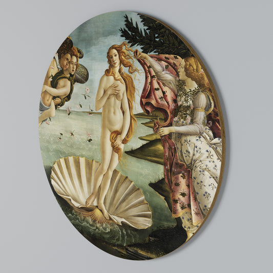 DIVINE BIRTH OF BEAUTY Arte de Parede Redonda