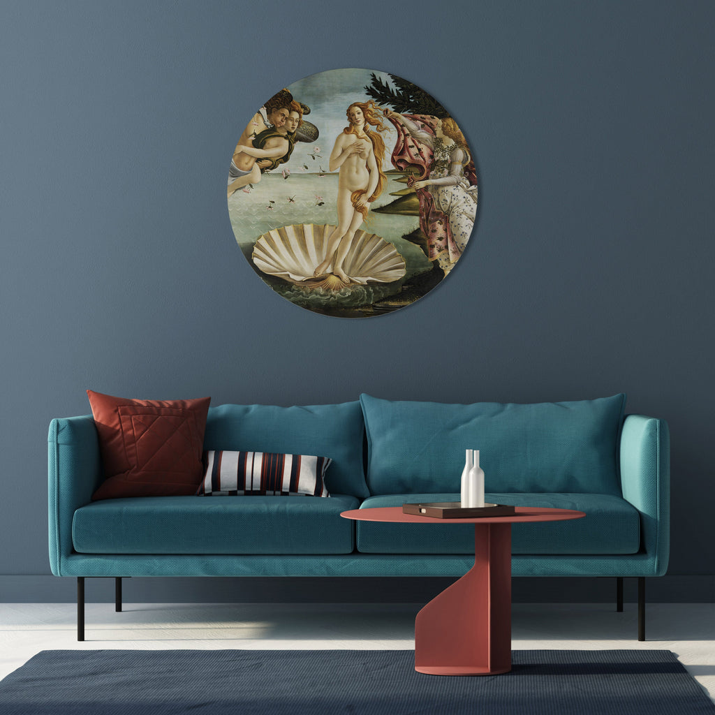 DIVINE BIRTH OF BEAUTY Quadro Redondo Decorativo