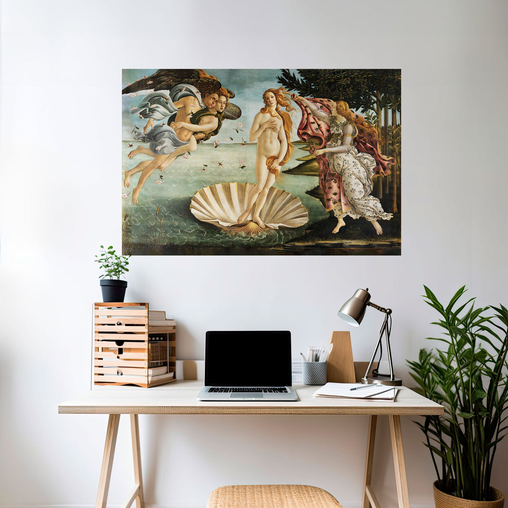 DIVINE BIRTH OF BEAUTY Poster Horizontal Autocolante