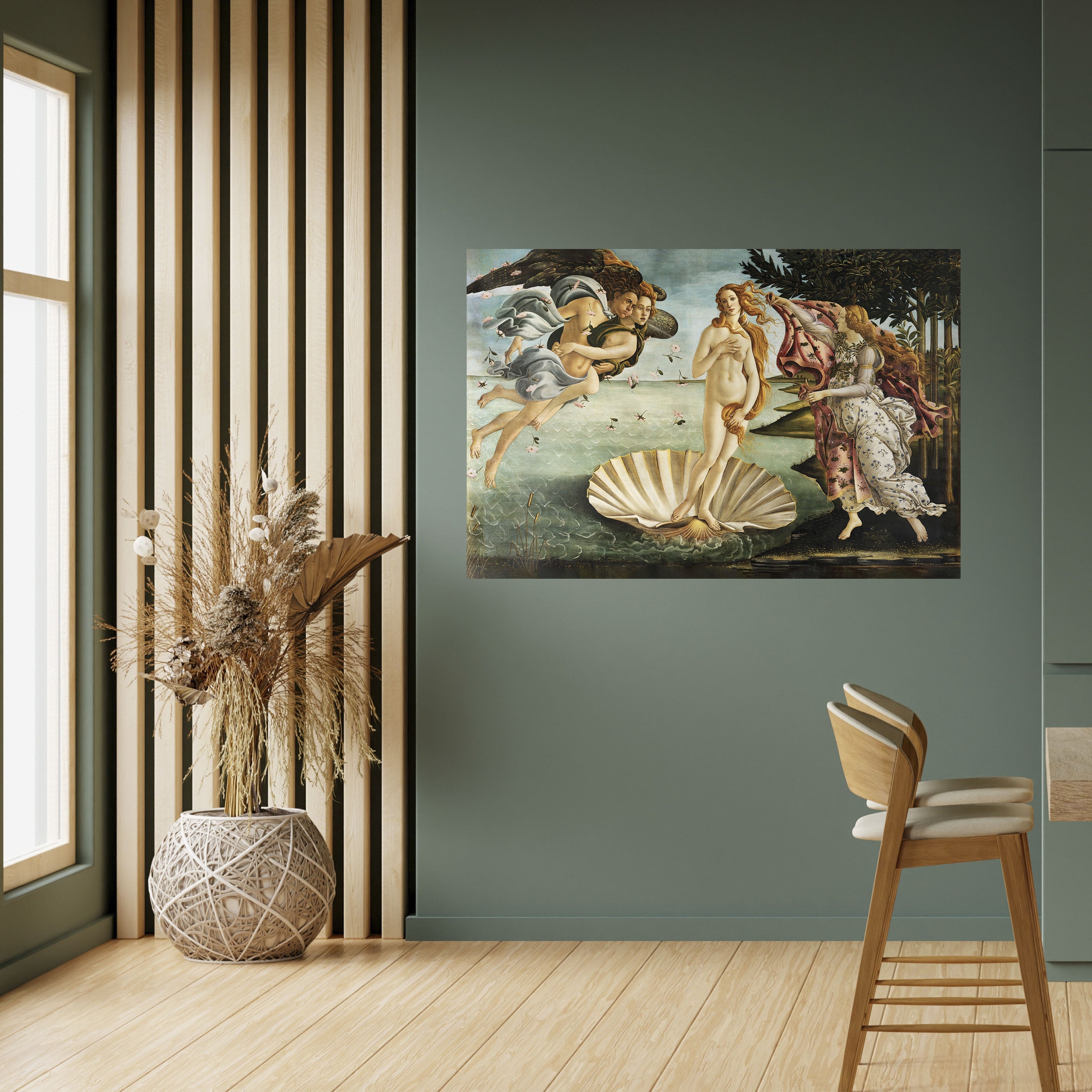 DIVINE BIRTH OF BEAUTY Poster Horizontal Autocolante