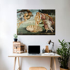 DIVINE BIRTH OF BEAUTY Poster Horizontal Autocolante