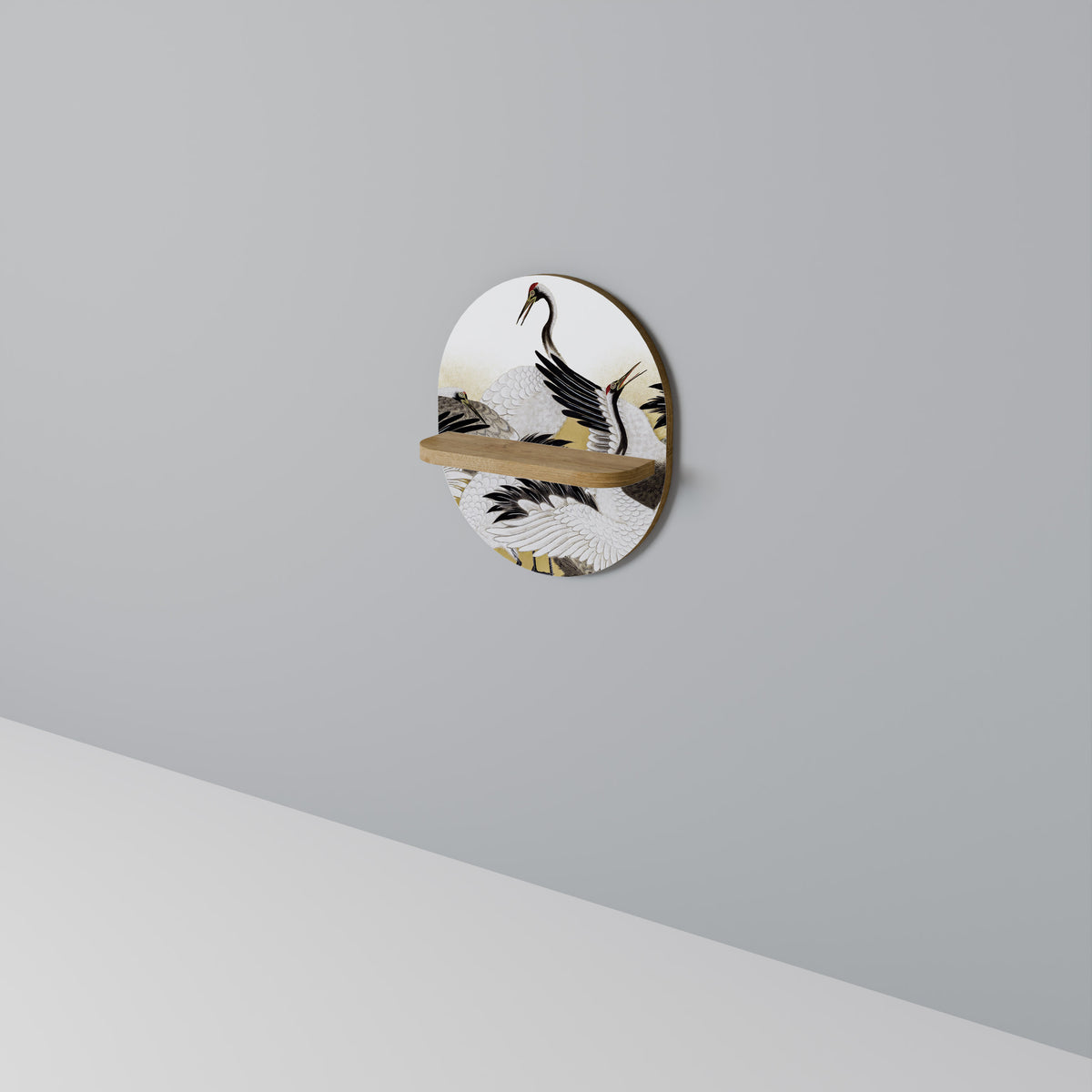 JAPANESE FLOCK OF CRANES Prateleira Artística
