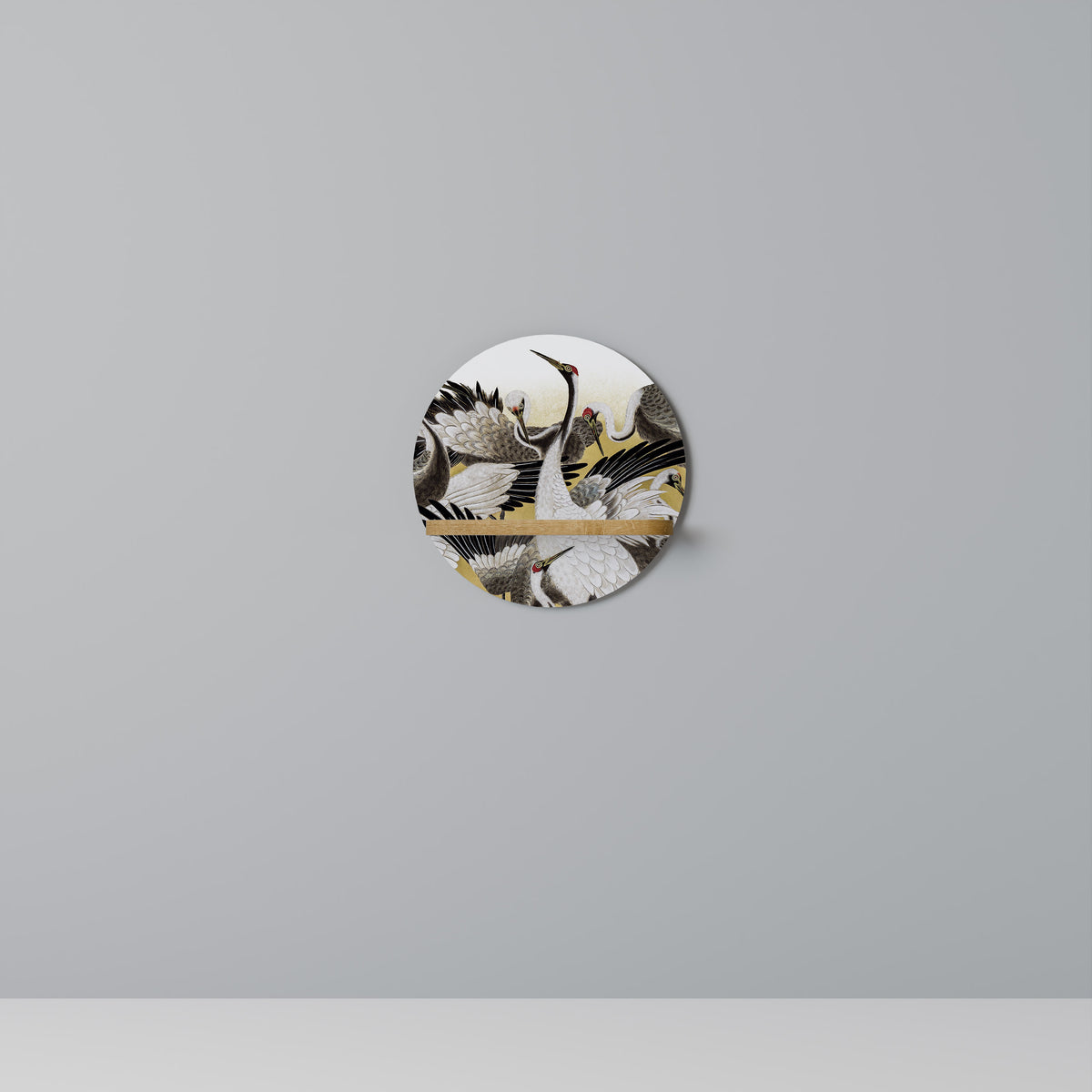 JAPANESE FLOCK OF CRANES Prateleira Artística