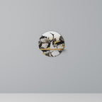 JAPANESE FLOCK OF CRANES Prateleira Redonda Decorativa em Efeito Carvalho