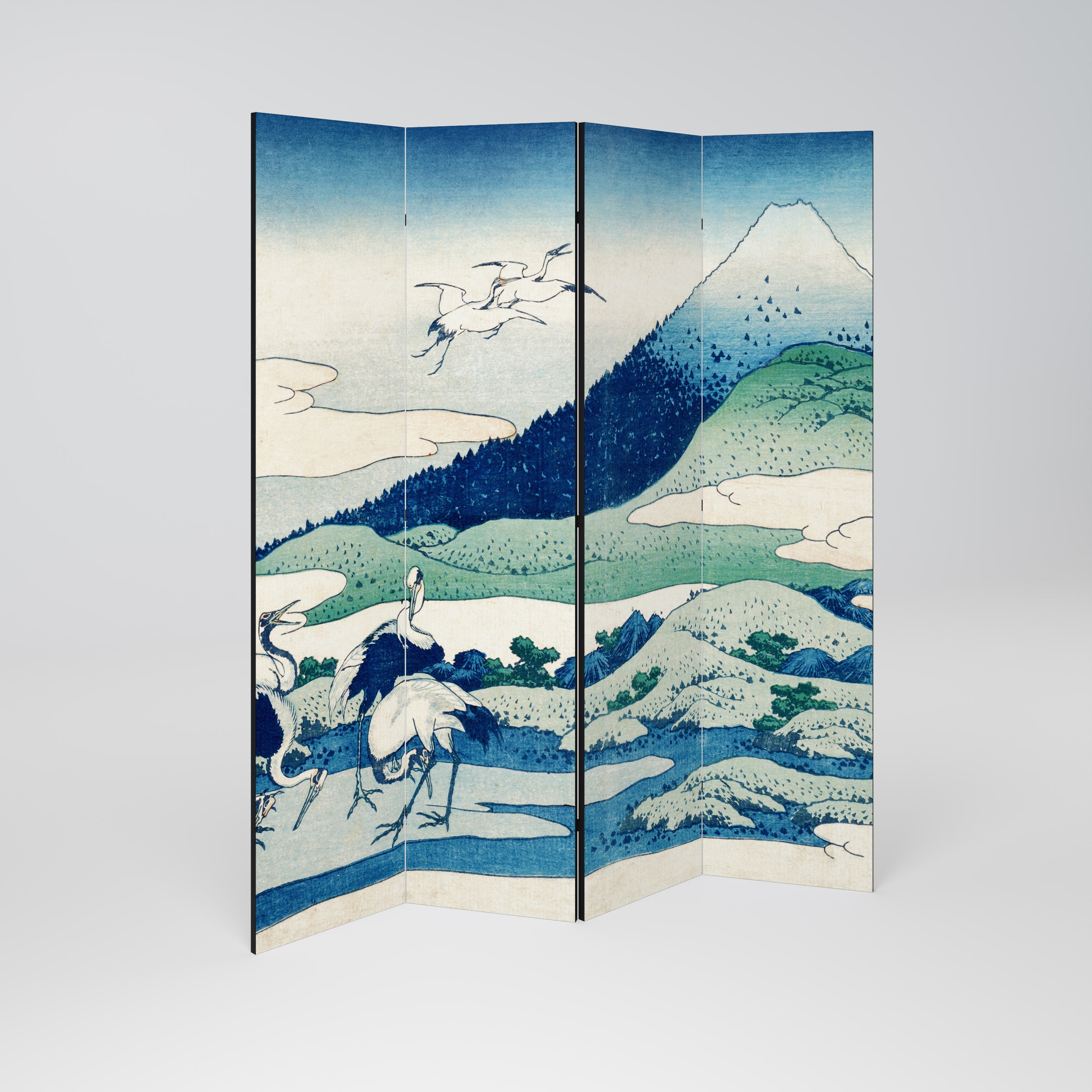 UMEZAWA MANOR Biombo de 4 Painéis