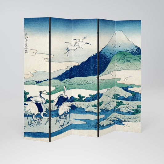 UMEZAWA MANOR Biombo de 5 Painéis