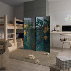 THE REPAST OF THE LION Biombo Decorativo de 4 Painéis