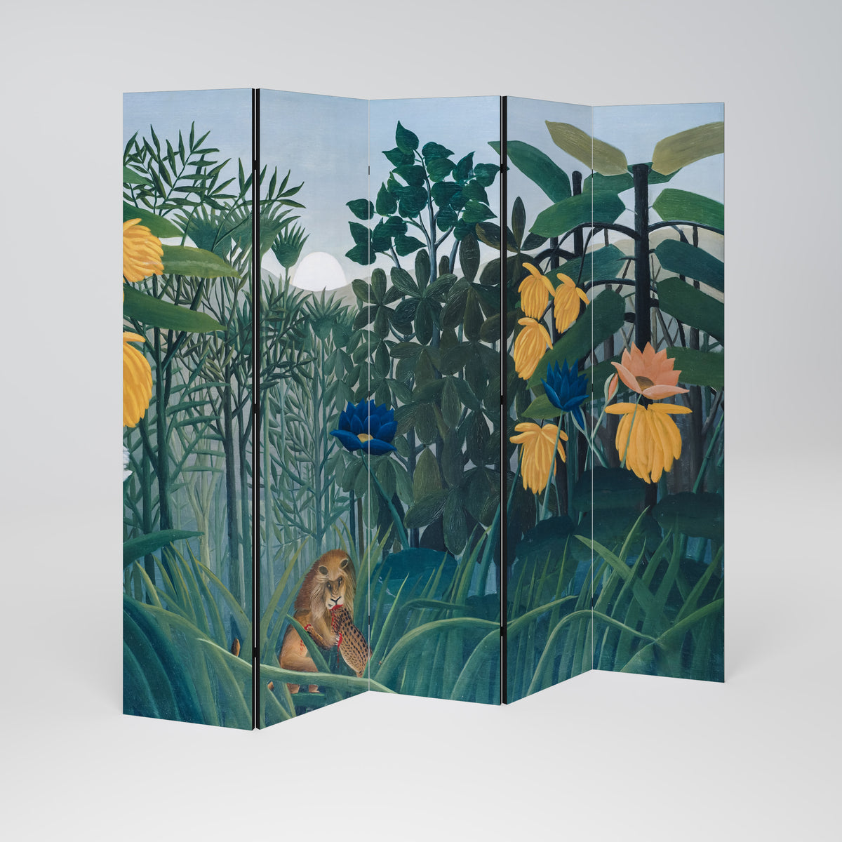 THE REPAST OF THE LION 5-Panel Room Divider