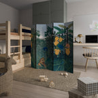 THE REPAST OF THE LION Biombo de 5 Painéis