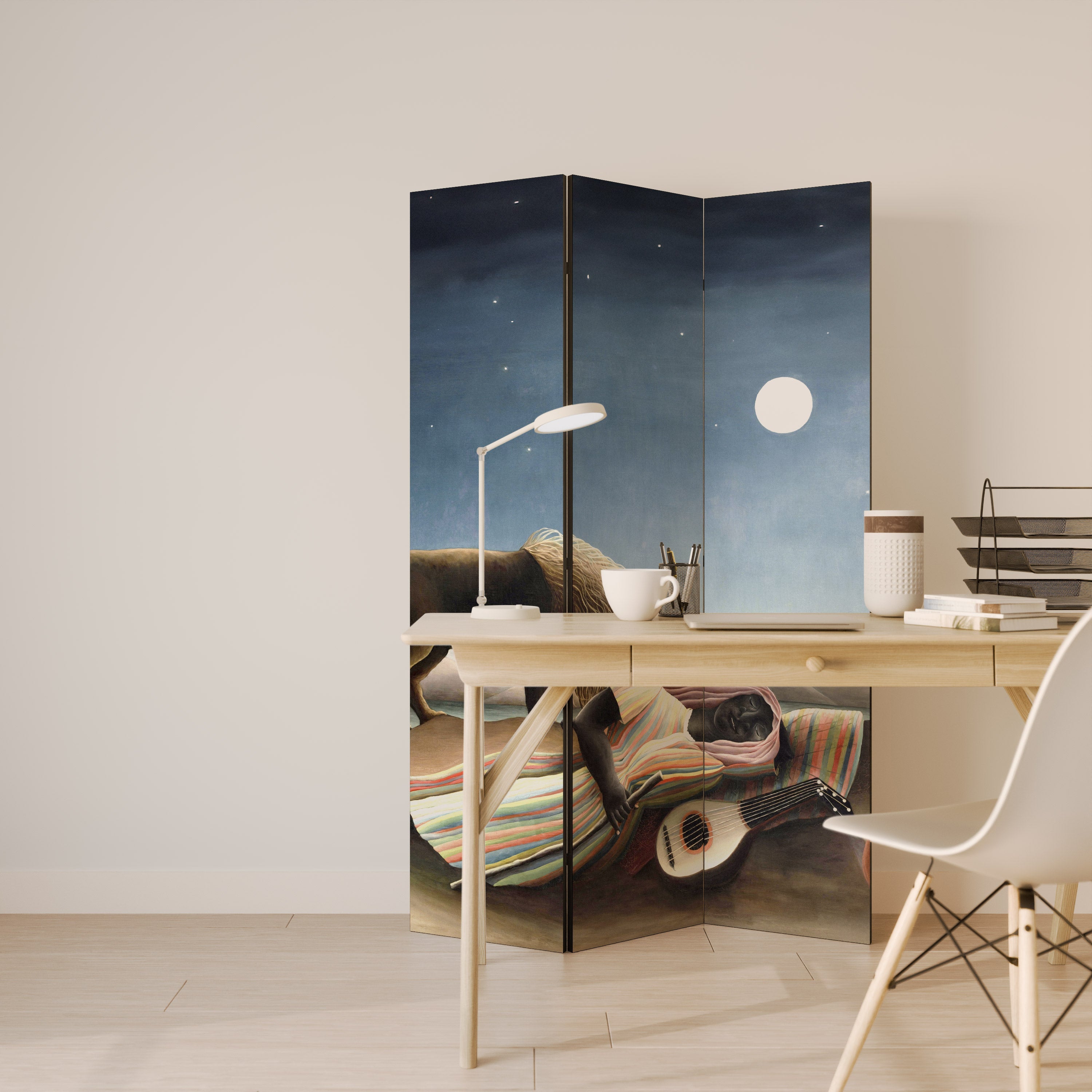 THE SLEEPING GYPSY Decorative 3-Panel Room Divider