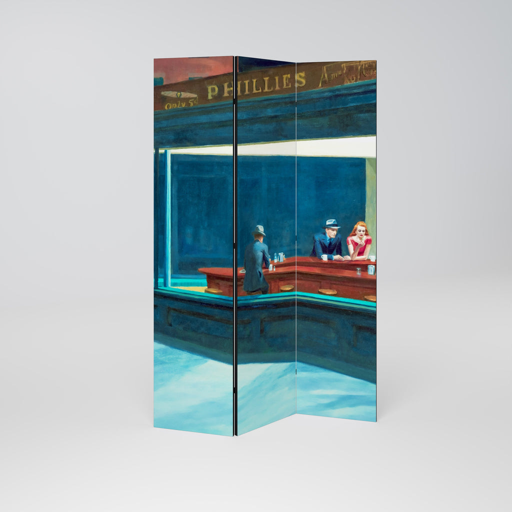 NIGHTHAWKS Biombo Decorativo de 3 Painéis