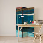 NIGHTHAWKS Biombo Decorativo de 3 Painéis