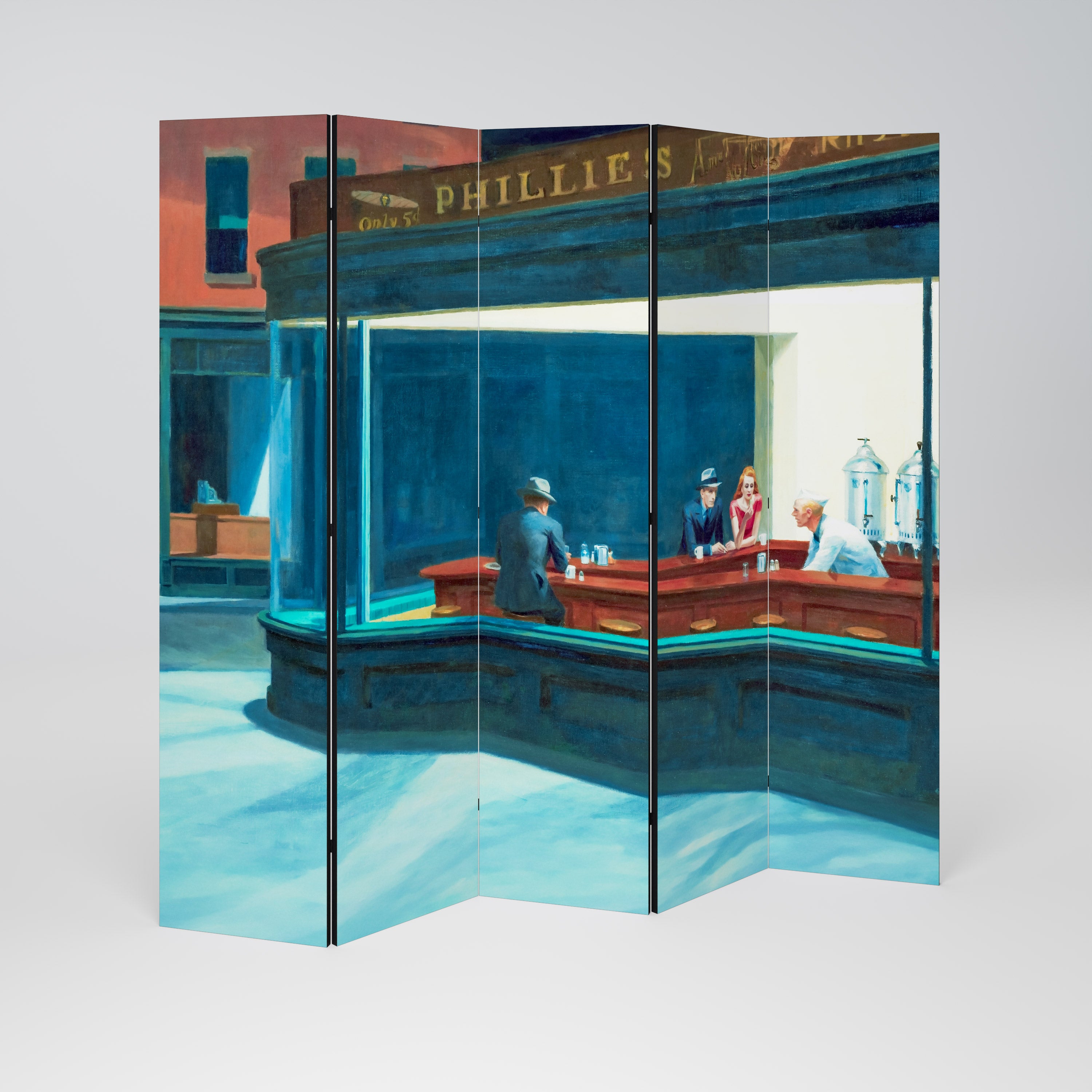 NIGHTHAWKS 5-Panel Room Divider